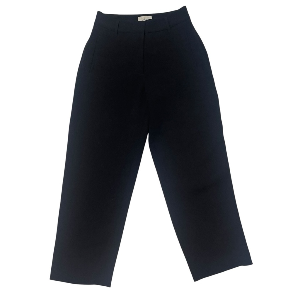 Wilfred Artzia Black High Waist Straight Leg Career Business Casual Pants Size 8